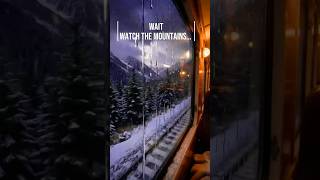 Snow Train During A Storm ❄️🚆