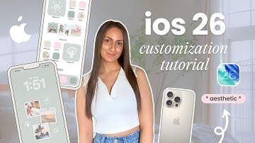 Hoe maak je je iPhone esthetisch met iOS 26! (volledige tutorial + gratis iPhone-thema)