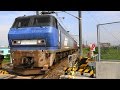 2016,7,23　貨物列車 いろいろいっぱい15本 夏空に響くジョイント音とセミの声