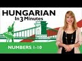 Learn hungarian  hungarian in three minutes  numbers 110