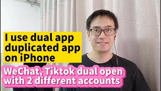 I use dual app duplicated app on iPhone WeChat Tiktok dual open with 2 different accounts on iPhone screenshot 4