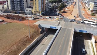 TÚNEL DE TAGUATINGA: Drone mostra a obra no Centro de Taguatinga 170 | Tunnel construction