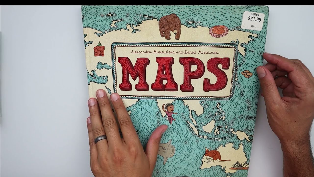 AMAZINGLY CREATIVE ILLUSTRATIONS! Maps Hardcover – Picture Book Review