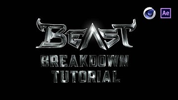 Beast Trailer Title Animation ll C4D and After Effect Tutorial II Thalapathy 65 tutorial Part 3
