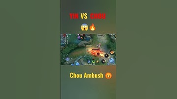 ml wtf moments | ml Yin vs Chou 😱 | mlbb #shorts