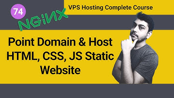 How to Point Domain and Host HTML CSS JS Website on Nginx Web Server VPS Hosting