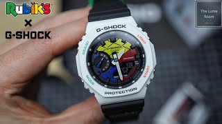 Casio G-SHOCK x RUBIK&#39;S CUBE (GAE-2100RC-1AER) Limited Edition | Watch Unboxing &amp; Review