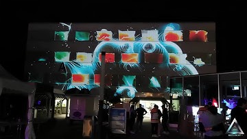 AI Generated Projection Mapping Show