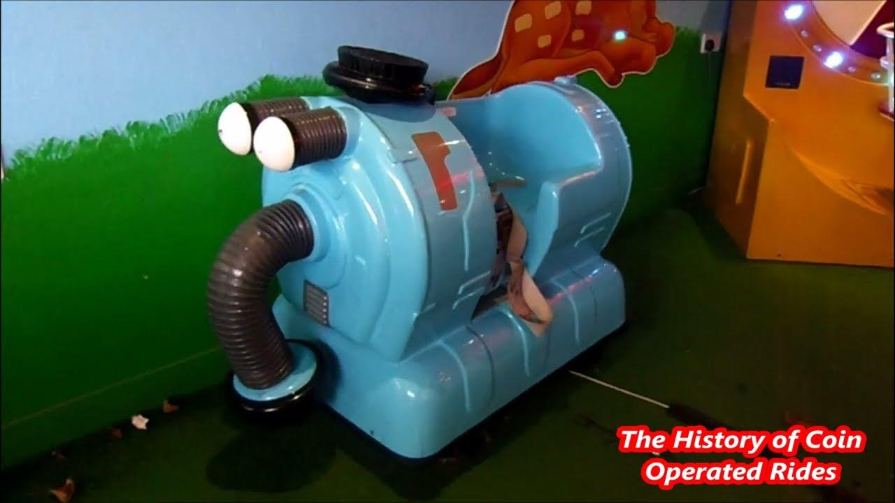 1990s Amutec Coin Operated Vacuum Cleaner Kiddie Ride Teletubbies Noo
