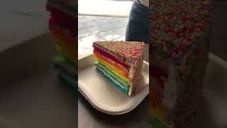 Rainbow pastry || #short