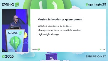 API Versioning In Spring Framework 7 by Rossen Stoyanchev @ Spring I/O 2025