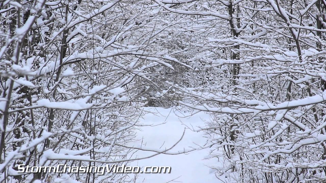 12/27/2014 Rice Lake, WI Winter storm cleanup - B-Roll