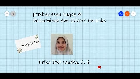 X-JP SMANSA | PEMBAHASAN TUGAS DETERMINA DAN INVERS MATRIKS | METEMATIKA WAJIB KELAS XI