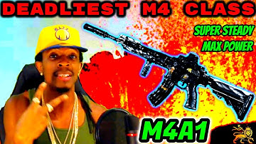 DEADLIEST M4A1 BUILD? DOES NOT MOVE! MAX DAMAGE RANGE M4! (BEST WARZONE M4A1 CLASS SETUP)