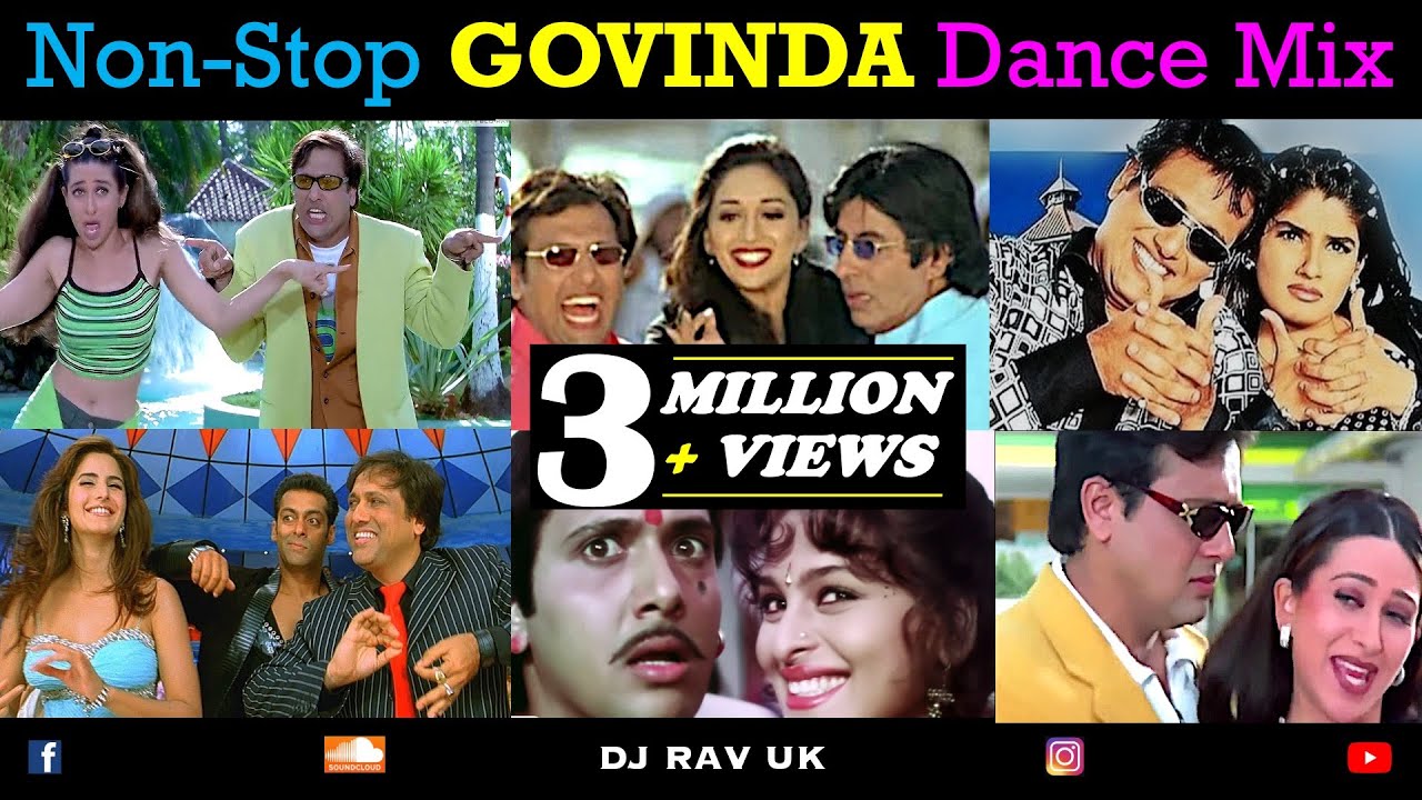 Govinda Mashup  Govinda Non Stop Dance Mix  Govinda Songs  Best of Govinda  Govinda Mix