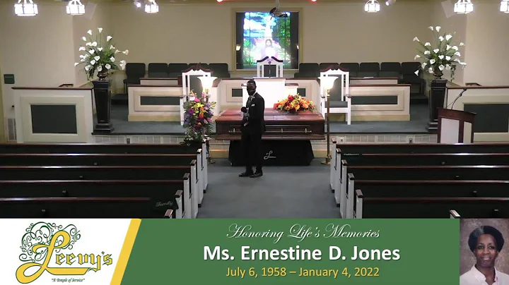 Ms. Ernestine D. Jones - January 10, 2021 - Leevy'...