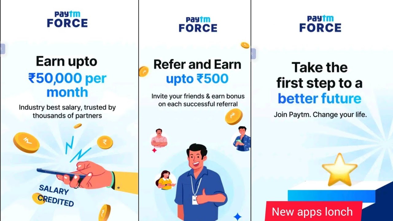 Paytm force new app launch August 2025 me
