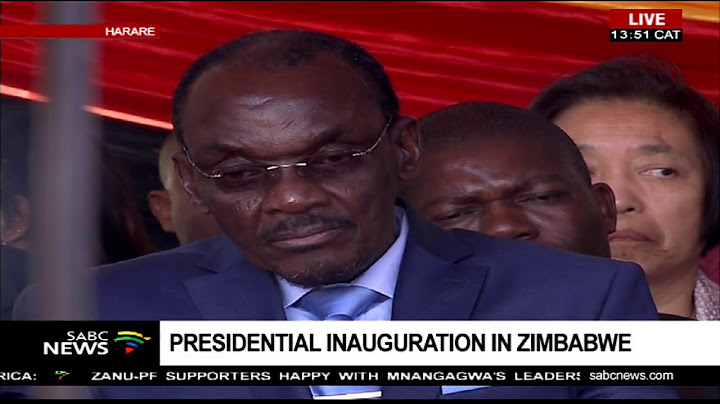 VP Chiwenga's speech at Zimbabwe's Pres Mnangagwa inauguration