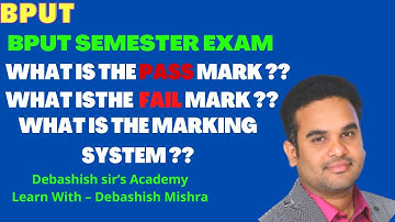 BPUT MARKING SYSTEM || PASS MARK || TOTAL MARK || O,E,A,B,C,D GRADE.