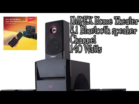 Unboxing Impex Home Theater 5.1 Bluetooth Speaker Channel | 140 Watts