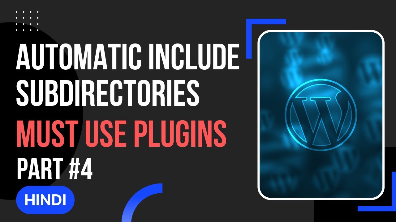 WordPress MU Plugins Part 4 Automatic Include Sub directories YouTube wordpress-mu-plugins-part-4-automatic-include-sub-directories-youtube