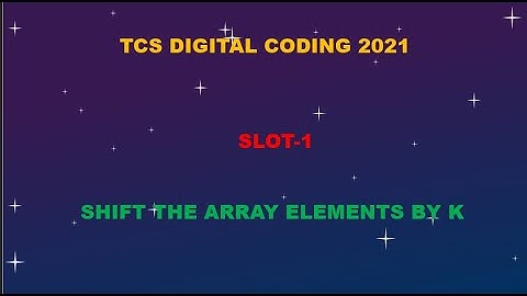 TCS DIGITAL CODING QUESTIONS - SLOT 1 || 07 AUGUST 2021 || C++ PROGRAM