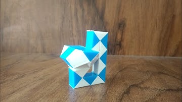 How to make Toilet🚽 with Snake Cube:- 24 PIECES. BY:- AKSH PATEL