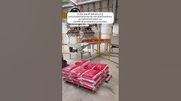 Automated factories do not need workers; an industrial robot can handle all production processes.