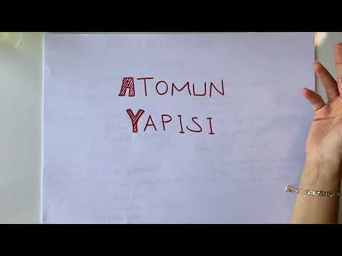 9. SINIF KİMYA - ATOMUN YAPISI | 2021