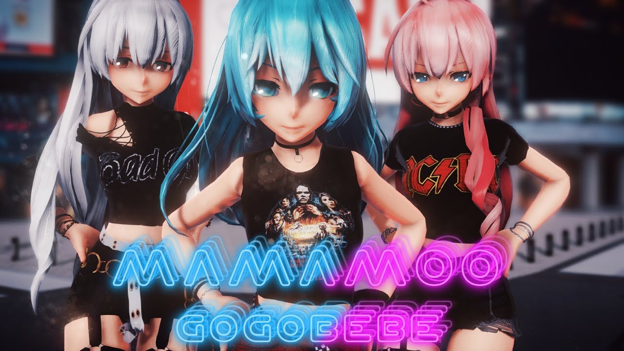 【MMD||KPOP】 ◤• MAMAMOO - gogobebe(고고베베) •◥