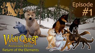 A New Pack Rises! | WolfQuest: AE Return of the Elements Multiplayer Collab #1