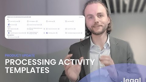 Easy Compliance Documentation 🚀 Get started with your Record of Processing Activities with templates