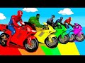 GTA 5 RED SPIDERMAN VS RED MINION VS YELLOW MINION (Epic Ragdolls Funny)