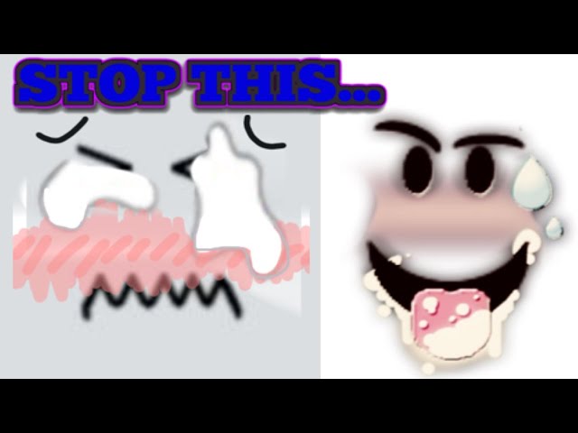 Popped White Gum Girl Roblox NEW Inappropriate Face!! 