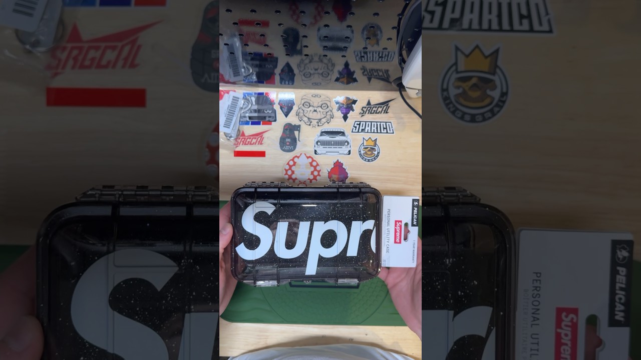 Supreme x Pelican Black Waterproof M50 Micro Case #edc #supreme