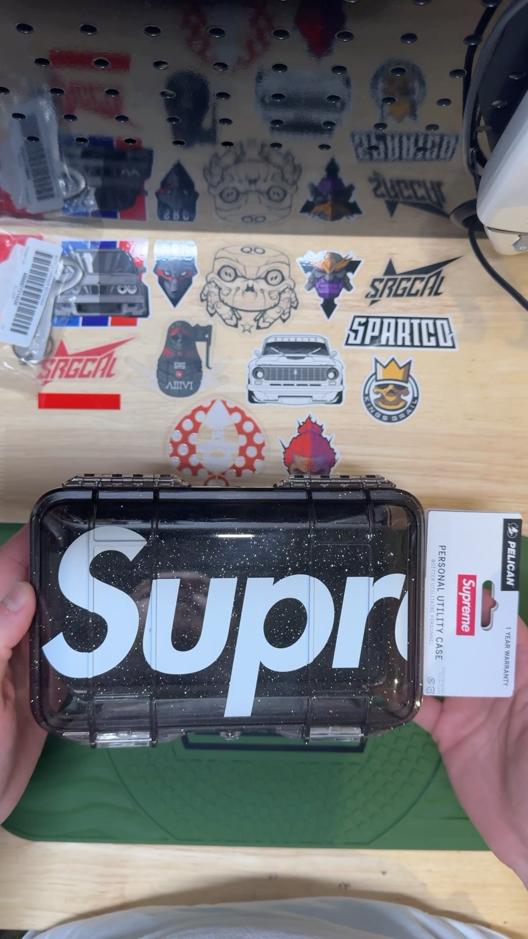 Supreme x Pelican Black Waterproof M50 Micro Case #edc #supreme