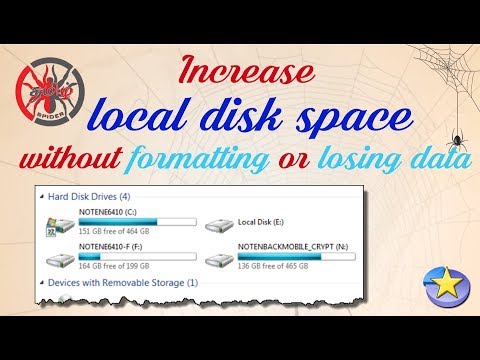 Increase local disk space in Windows 10/8/8.1/7 | without formatting or losing data | Tamil Spider