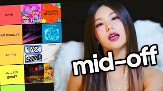 ranking BAD kpop songs (tier list)