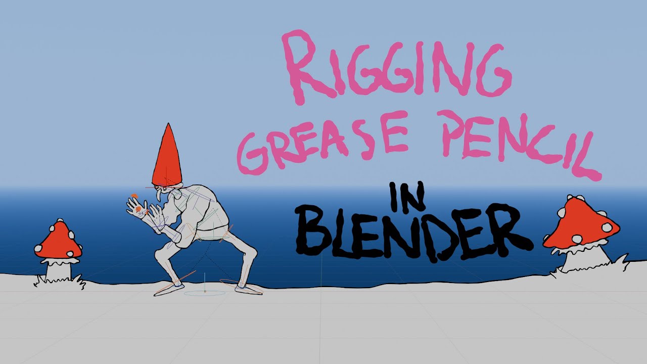 Rigging the Grease Pencil in Blender