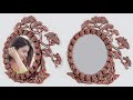 Mirror decoration ideas with hot glue || DIY Home Decoration || Glue gun ideas