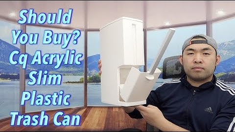 Should You Buy? Cq Acrylic Slim Plastic Trash Can
