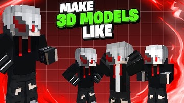 Minecraft 3d Modeling in Android 🤯 Full Tutorial in (Hindi)