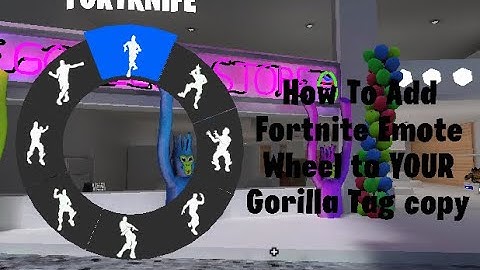 How to add Fortnite Emote Wheel to YOUR Gorilla Tag Copy