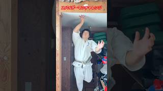 【武道・武術】話題のスパイダーマンチャレンジを武道家がやってみた！天井に張り付いて見えるか！？#aikido  ＃karate #martial #武道 #空手＃筋トレ