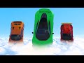 FLYING CARS IN THE CLOUDS! (GTA 5 Funny Moments)