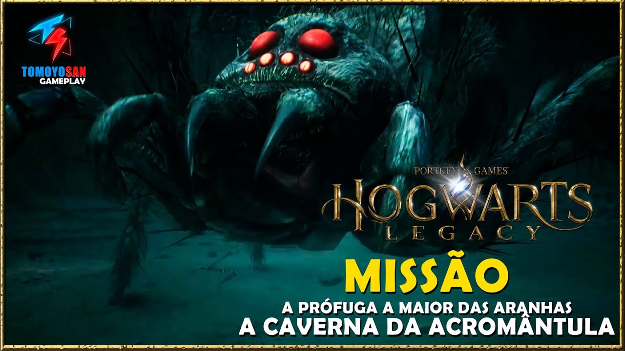 CAVERNA DA ACROMANTULA -A PRÓFUGA-HOGWARTS LEGACY [CORTE] #tomoyosan # ...
