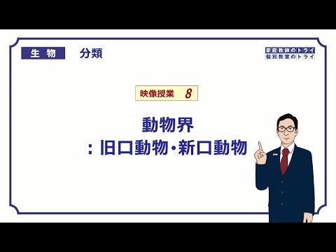 【高校生物】　分類8　動物界：旧口動物、新口動物（23分）