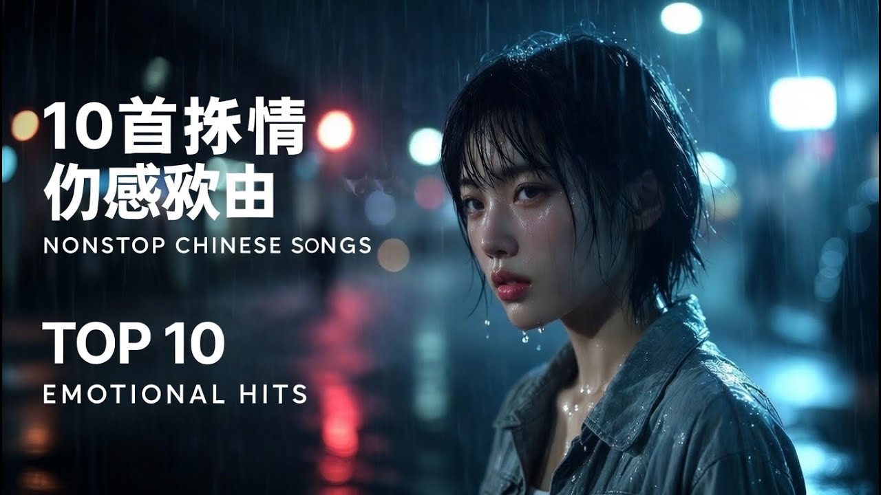 10首抒情伤感歌曲｜NONSTOP CHINESE SONGS ｜Emotional Playlist