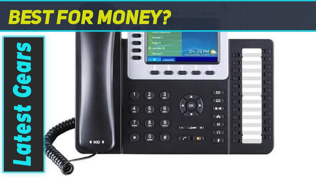 Grandstream GXP2160 Bundle of 6 - Best Business Phone System for Small Offices