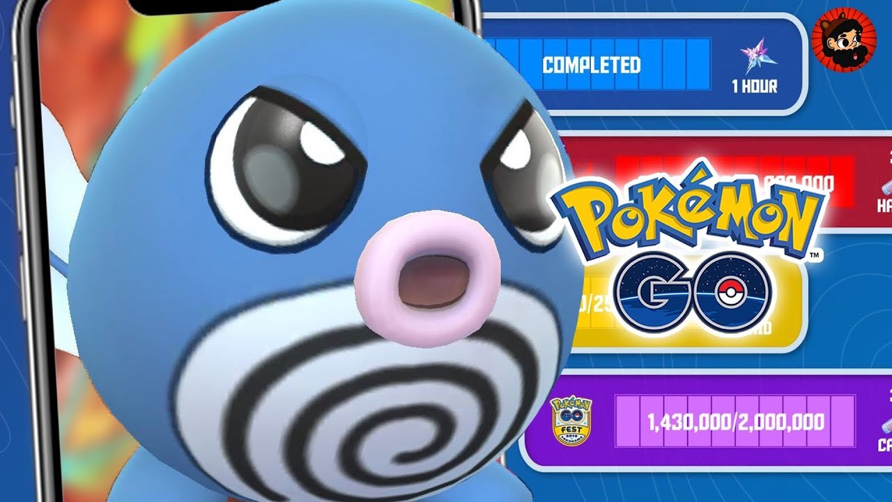 CUAL ES EL RATIO SHINY DE POLIWAG Y RAYQUAZA? + RETO GLOBAL 1443 POKEMON GO